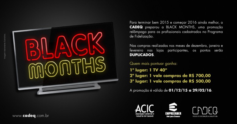 Cadeq entrega prêmios da campanha Black Months